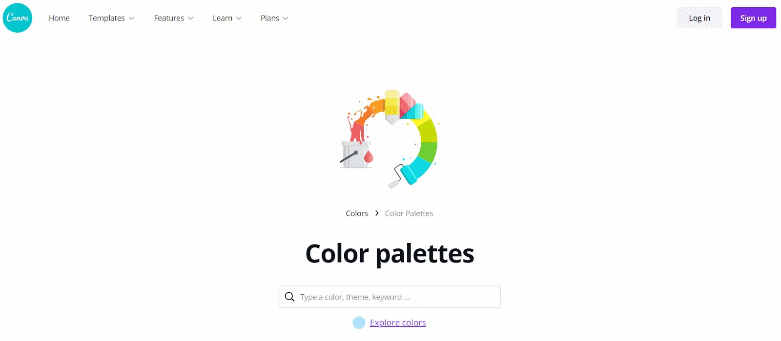 Color Pallets do Canva: como usar