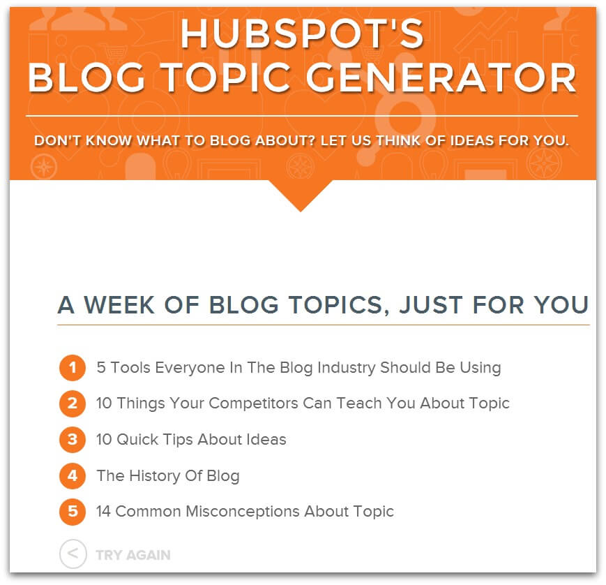 Hubspot Blog Topic Generator - Pluga