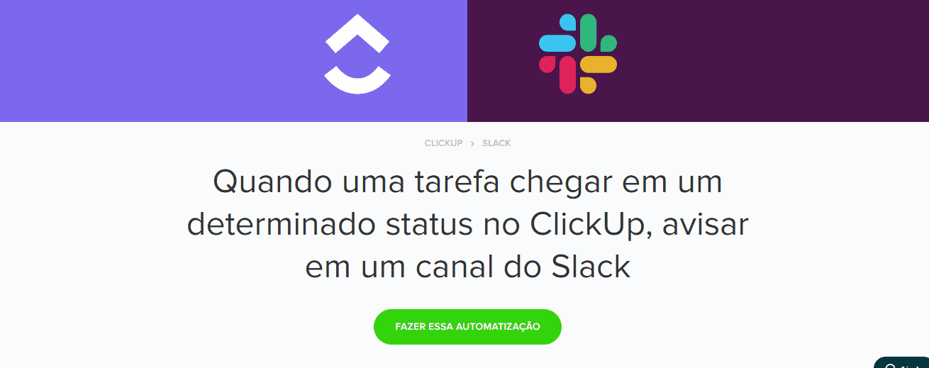 como integrar clickup + slack