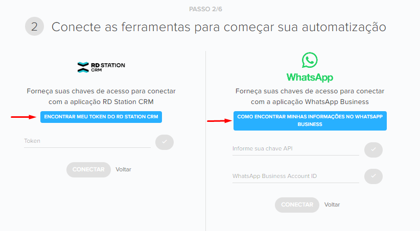 conectar contas rd whatsapp